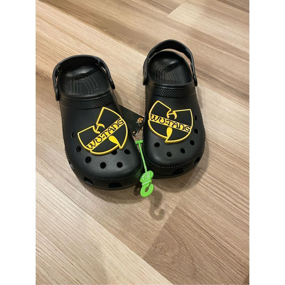 Crocs x Wu-Tang Clan Black Classic Clog Slipper Men Size 9 NWT 207759-001